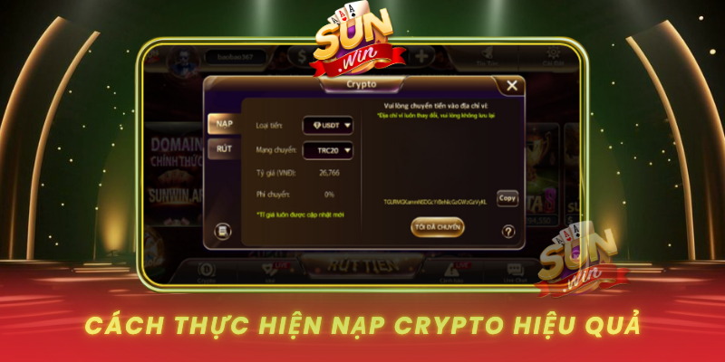 Cach Thuc Hien Nap Crypto Hieu Qua