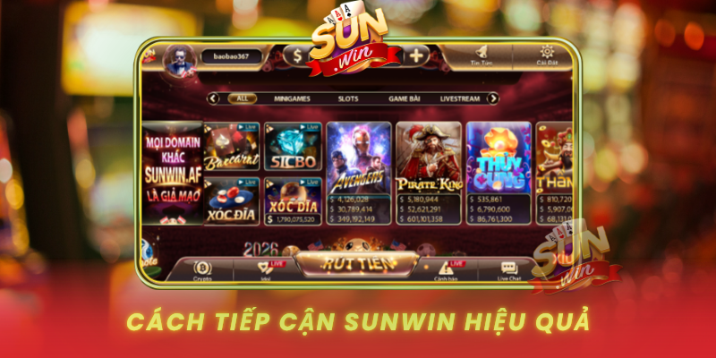 Cach Tiep Can Sunwin Hieu Qua Cho Nguoi Moi