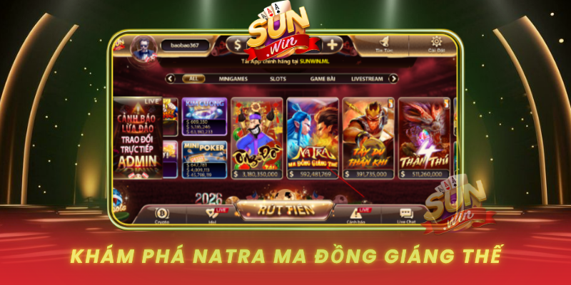 Kham Pha Natra Ma Dong Giang The Game Hot Tai Sunwin