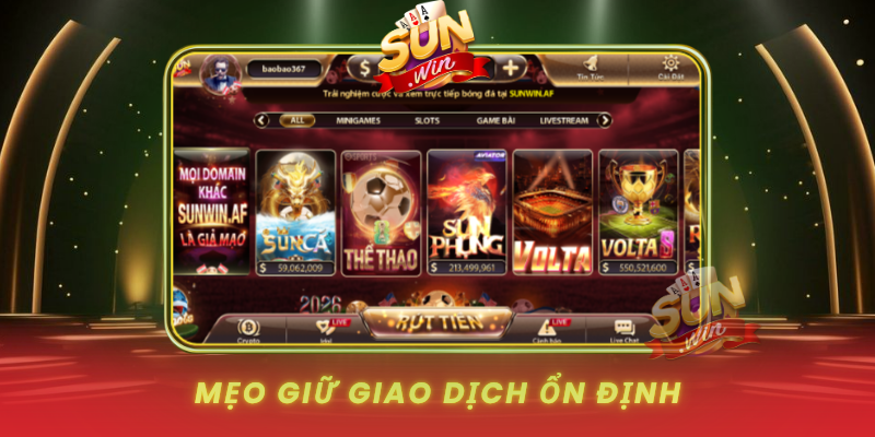 Meo Giu Giao Dich On Dinh