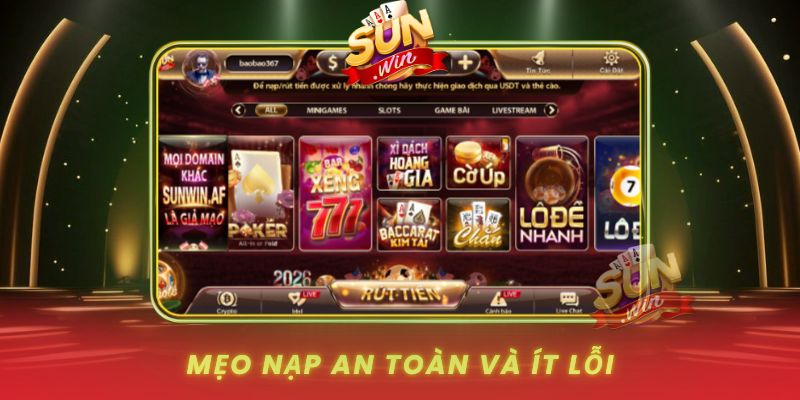 Meo Nap An Toan Va It Loi